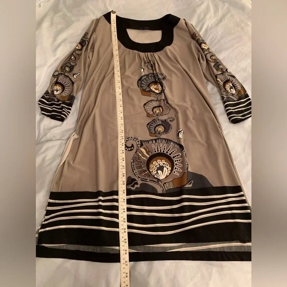 Forever Tan Light Brown Dress Large - Picture 12 of 13